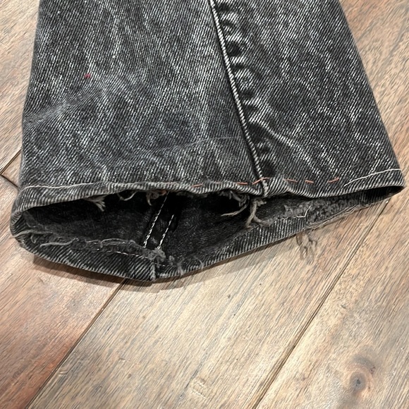 Vintage 80’s Levi’s Silver Tab Black Acid Wash 550 Jeans 38x27 Distressed Patina - Picture 13 of 16